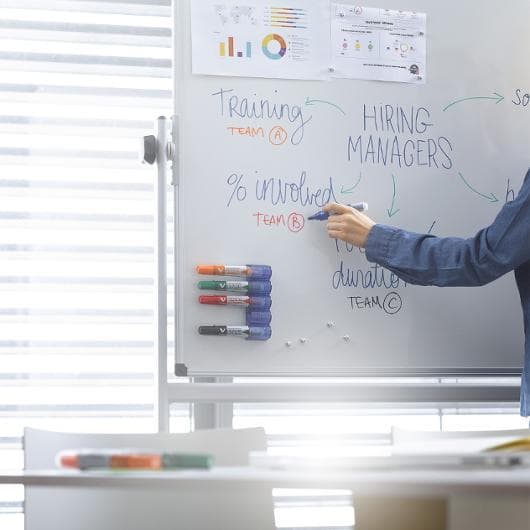 Whiteboardpenna PILOT V Board rund blå