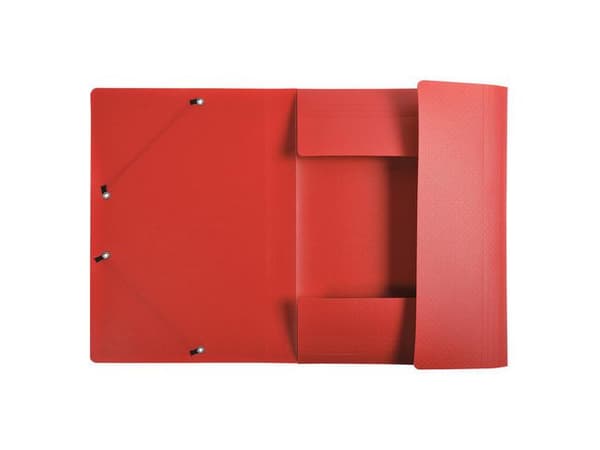 Gummibandsmapp 3-klaff A4 PP sorterade 25st