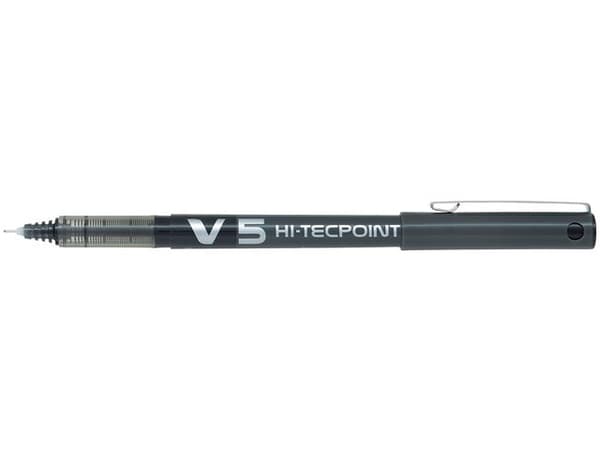Bläckkulpenna PILOT Hi-Tec V5 0,5 svart 12st