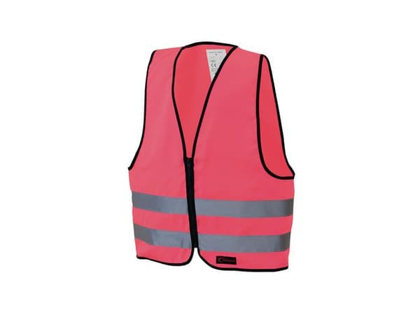 Reflexväst Dragkedja fram S Rosa