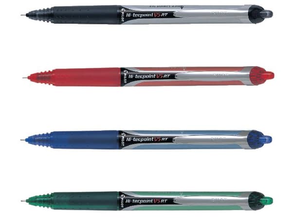 Bläckkulpenna PILOT Hi-Tec V5 RT blå 12st