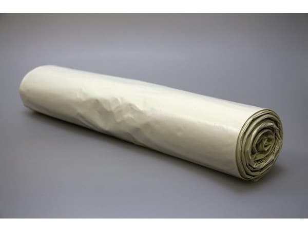 Plastsäck LD R100% 70L 40my vit 25/rl