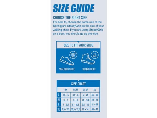 Halkskydd SteadyGrip Walksafe XL