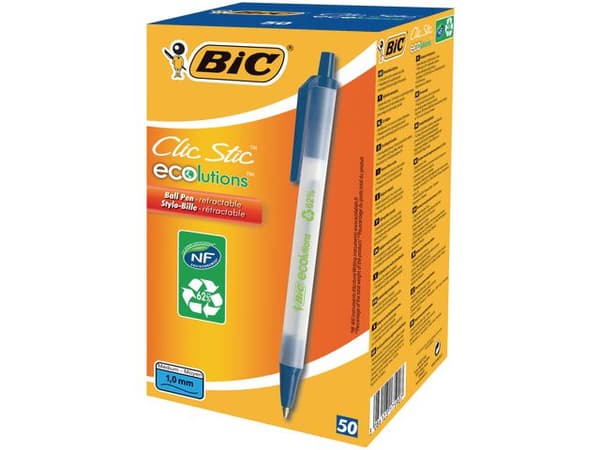 Kulpenna BIC ECOlutions Clic Stic 1,0 bl 50st