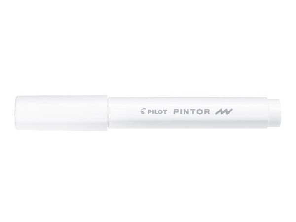 Märkpenna PILOT Pintor F vit 6st