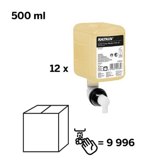 Tvål KATRIN Neutral 500ml 12st