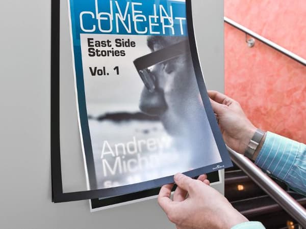 Magnetram självh.DURAFRAME A3 svart 2/fp
