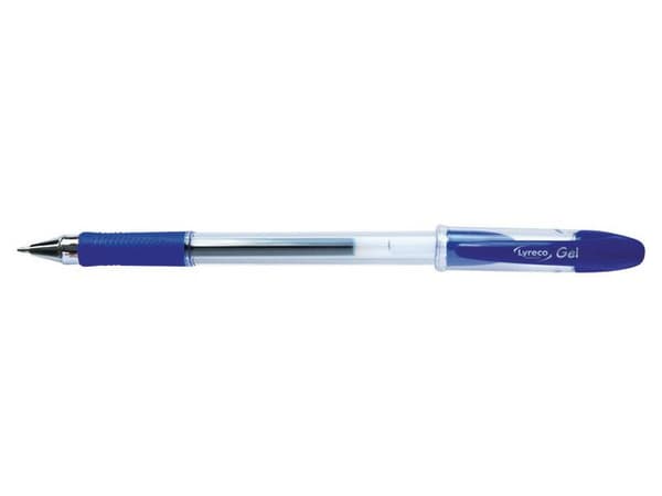 Gelpenna LYRECO grip 0,7mm blå 12st