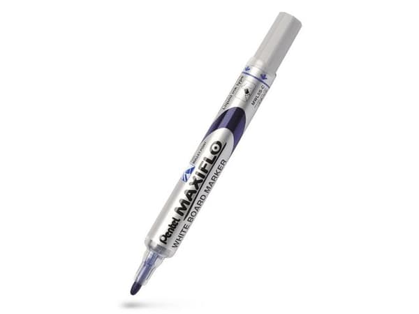 Whiteboardpenna PENTEL Maxiflo 1,5mm blå 12st