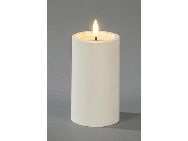 Blockljus KONSTSMIDE LED timer vit 20cm