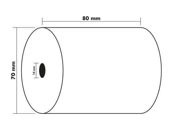 Thermorulle bisf.fri 80x68x12mm 70m 5st