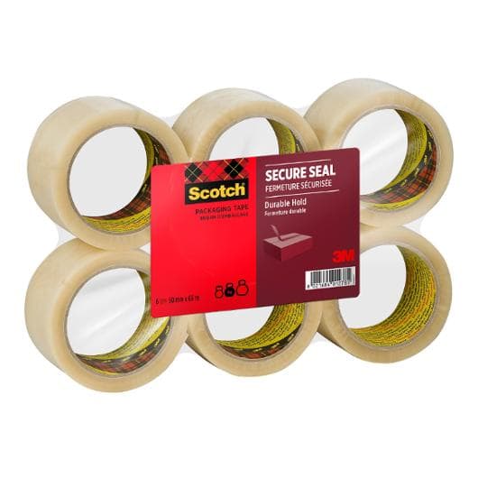 Packtejp SCOTCH Secu 50mmx66m klar 6/fp