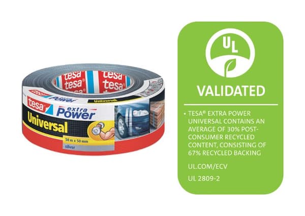 Vävtejp TESA Extra Power 50mmx50m silver