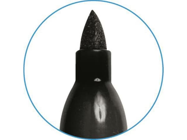 Märkpenna SHARPIE Twin Tip svart 12/fp