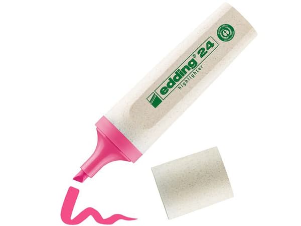 Överstrykningspenna EDDING Blue A. rosa 10st