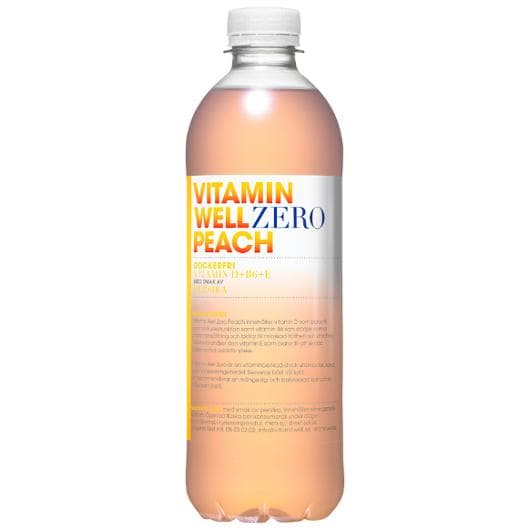 Dryck VITAMIN WELL Zero Peach 50cl 12st