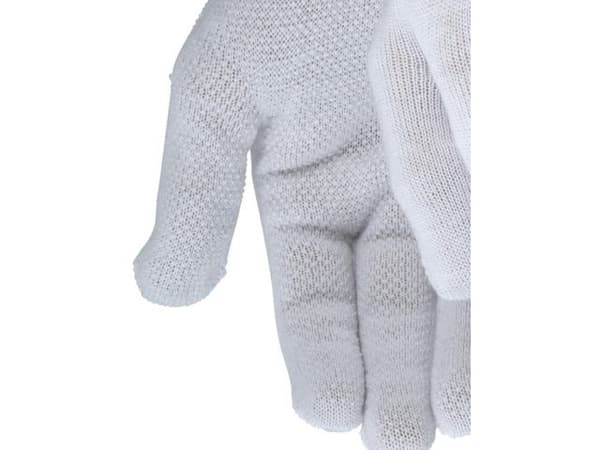 Textilhandske TEGERA 921 noppor vit 6 12st