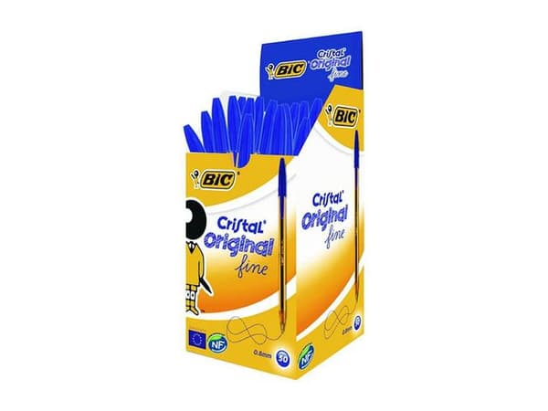 Kulpenna BIC Cristal 0,8 blå 50st