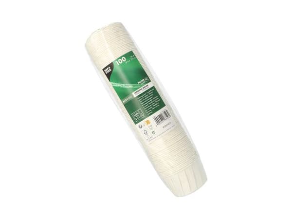 Dressingbägare 90ml vit 100/fp