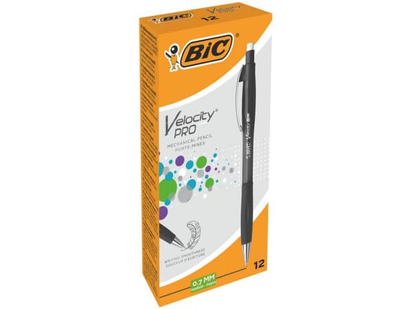 Stiftpenna BIC Velocity Pro 0,7mm svart 12st