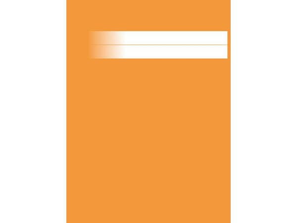 Skrivhäfte A5 olinjerat orange 25st