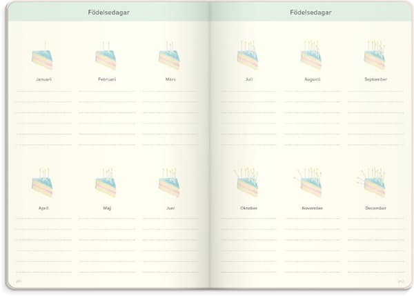 Kalender Dream and do odaterad