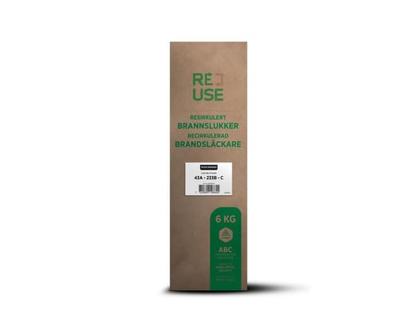 Brandsläckare ReUse pulver 43A röd