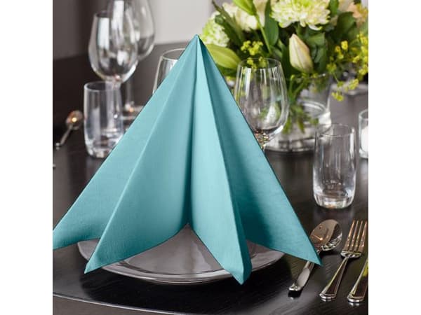 Servett TORK LinStyle Middag aqua 50/fp