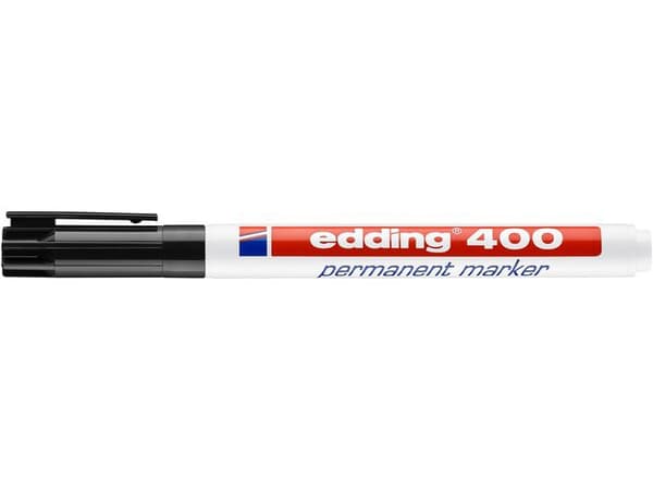 Märkpenna EDDING 400 svart 10st
