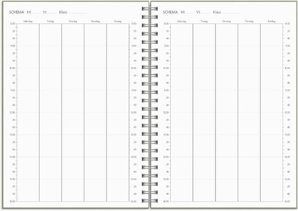 Kalender Study Story A5 blad 26/27