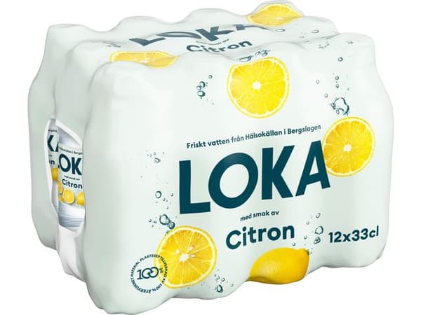 Dricka LOKA citron 33cl pet 12st