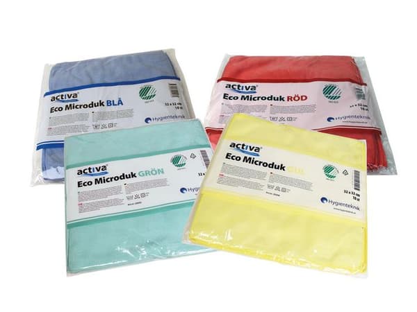 Microfiberduk ACTIVA ECO 32x32cm blå 10st