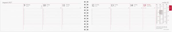 Stor Plankalender 2027 spiralbunden