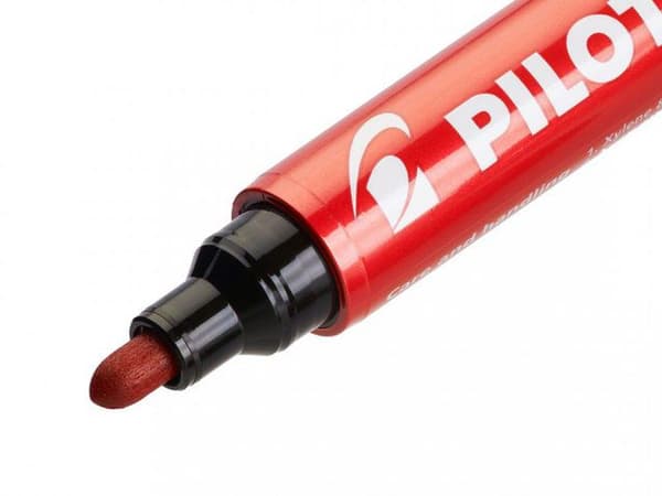 Märkpenna PILOT rund SCA 100 1mm röd 20st