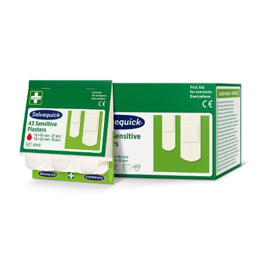 Plåster SALVEQUICK refill nonwoven 43/fp 6st