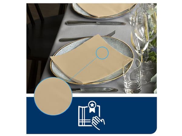Servett TORK LinStyle Middag creme 50/fp
