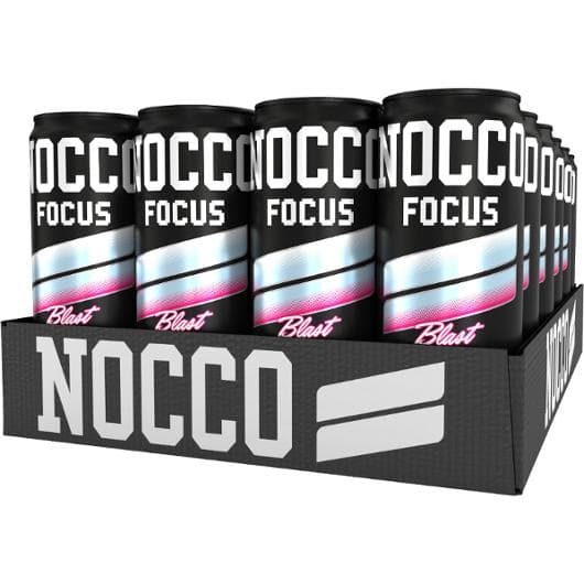 Energidryck NOCCO Focus Raspberry 33cl 24st