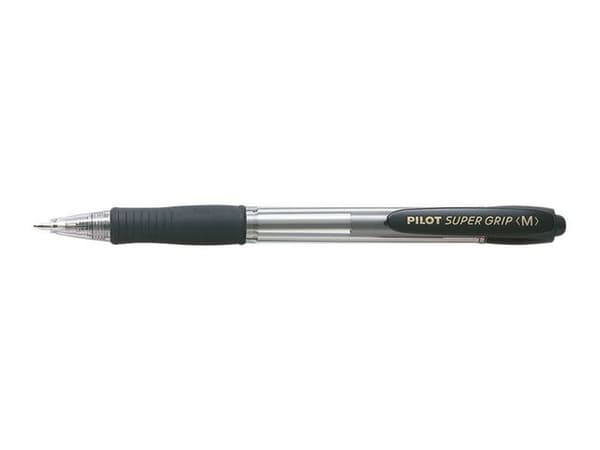 Kulpenna PILOT Super Grip med 1,0 svart 12st