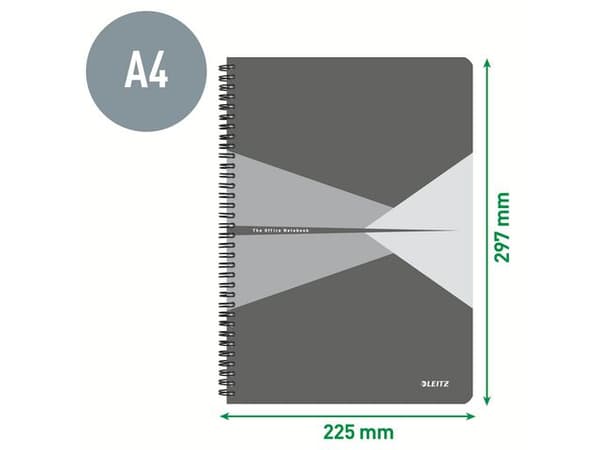 Anteckningsblock LEITZ A4 linj mix