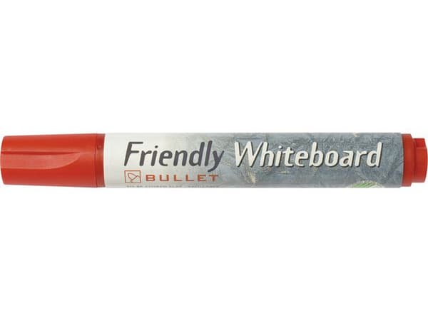 Whiteboardpenna FRIENDLY rund röd 10st
