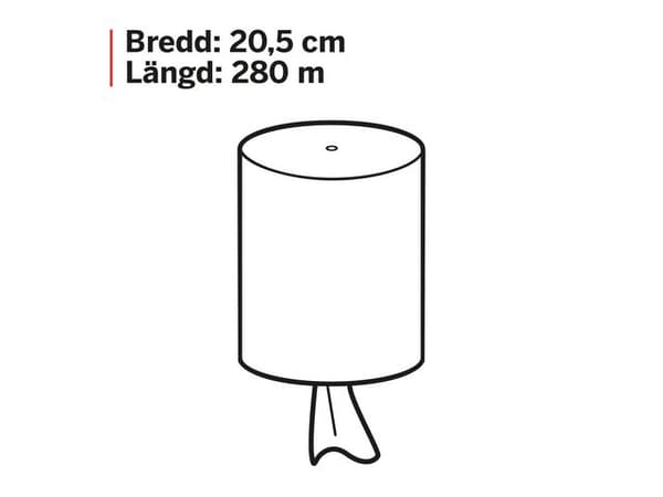 Torkrulle KATRIN Plus 1-L M 280m 6st