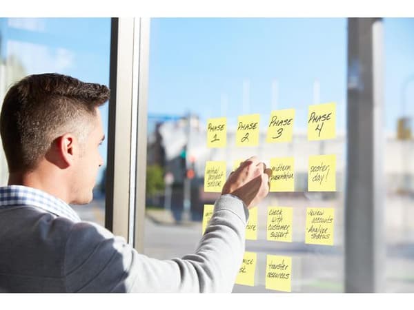 Notes POST-IT SS kub 76x76mm gul 270blad