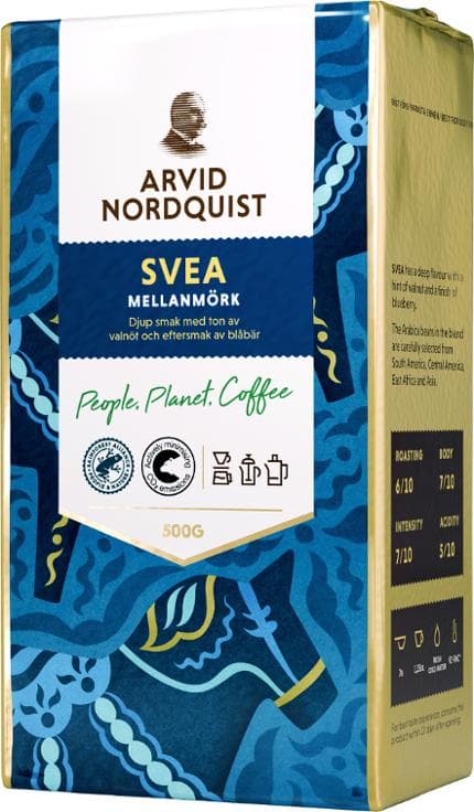 Kaffe ARVID.N Svea Mellanrost 500g