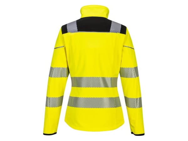 Varselsoftshell dam PW381 Hi-vis kl 2 XL