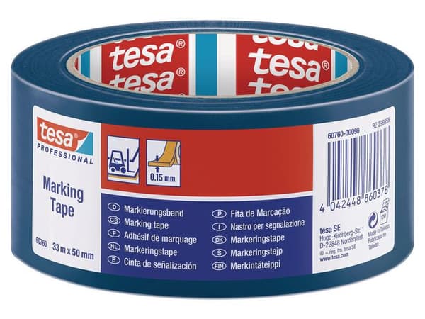 Markeringstejp TESA Prof. 50mmx33m blå