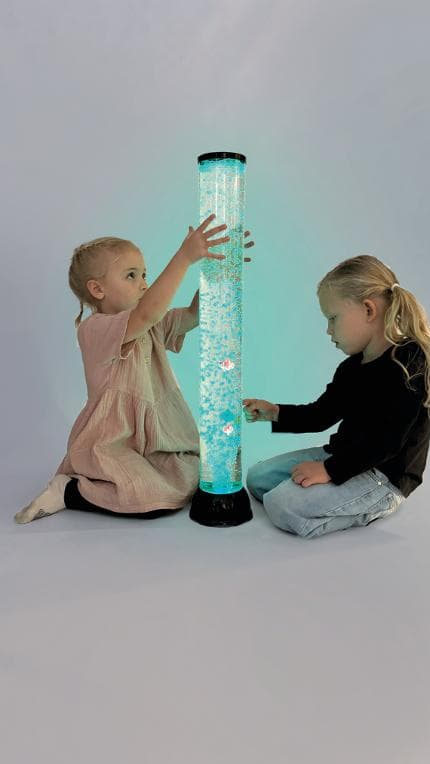 Bubbelrör med fiskar 100 cm
