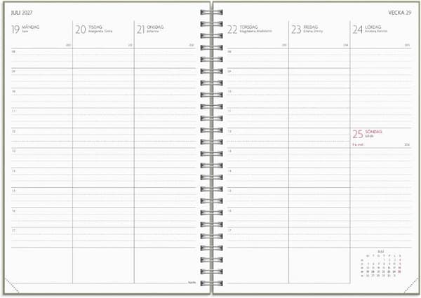 Kalender Study Story A5 blad 26/27