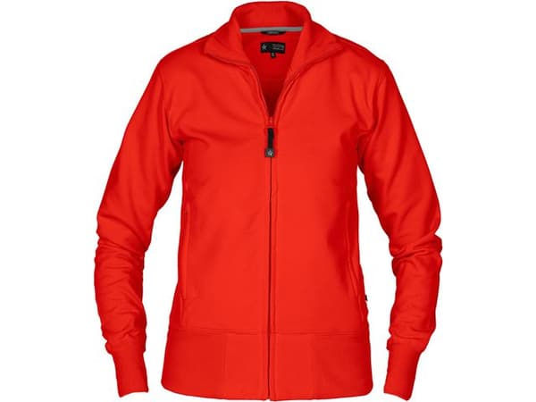 Sweatjacka TEXSTAR WC04 dam röd XS
