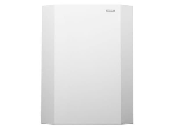 Papperskorg KATRIN vit metall 25L