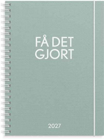 Kalender Få det gjort 2027 grön